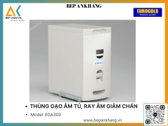 THÙNG GẠO ÂM TỦ, RAY ÂM GIẢM CHẤN EUROGOLD EGA300 - 300mm